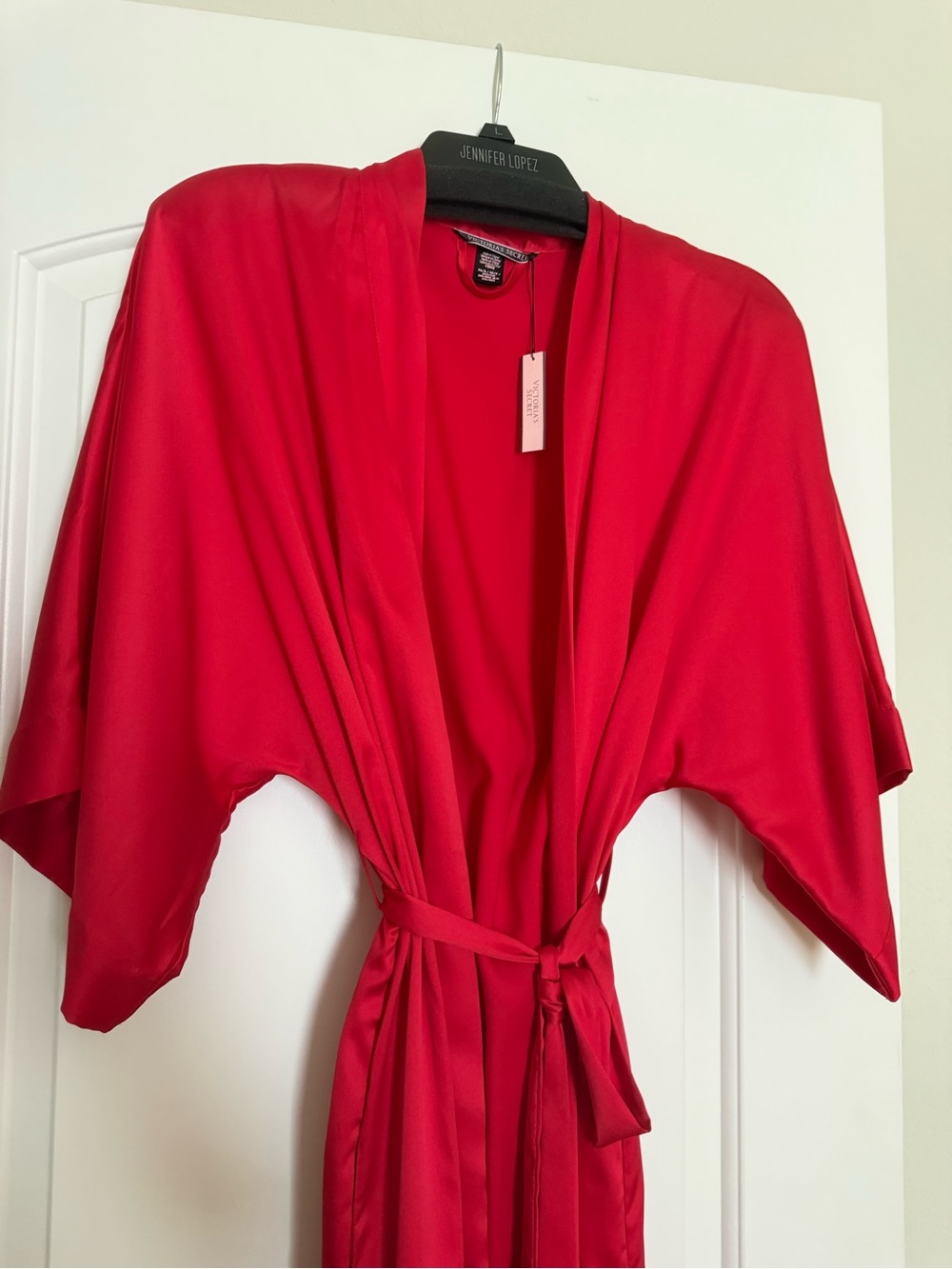 Victoria's Secret Red Satin Kimono Robe